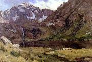 Albert Bierstadt Mountain Lake Germany oil painting artist